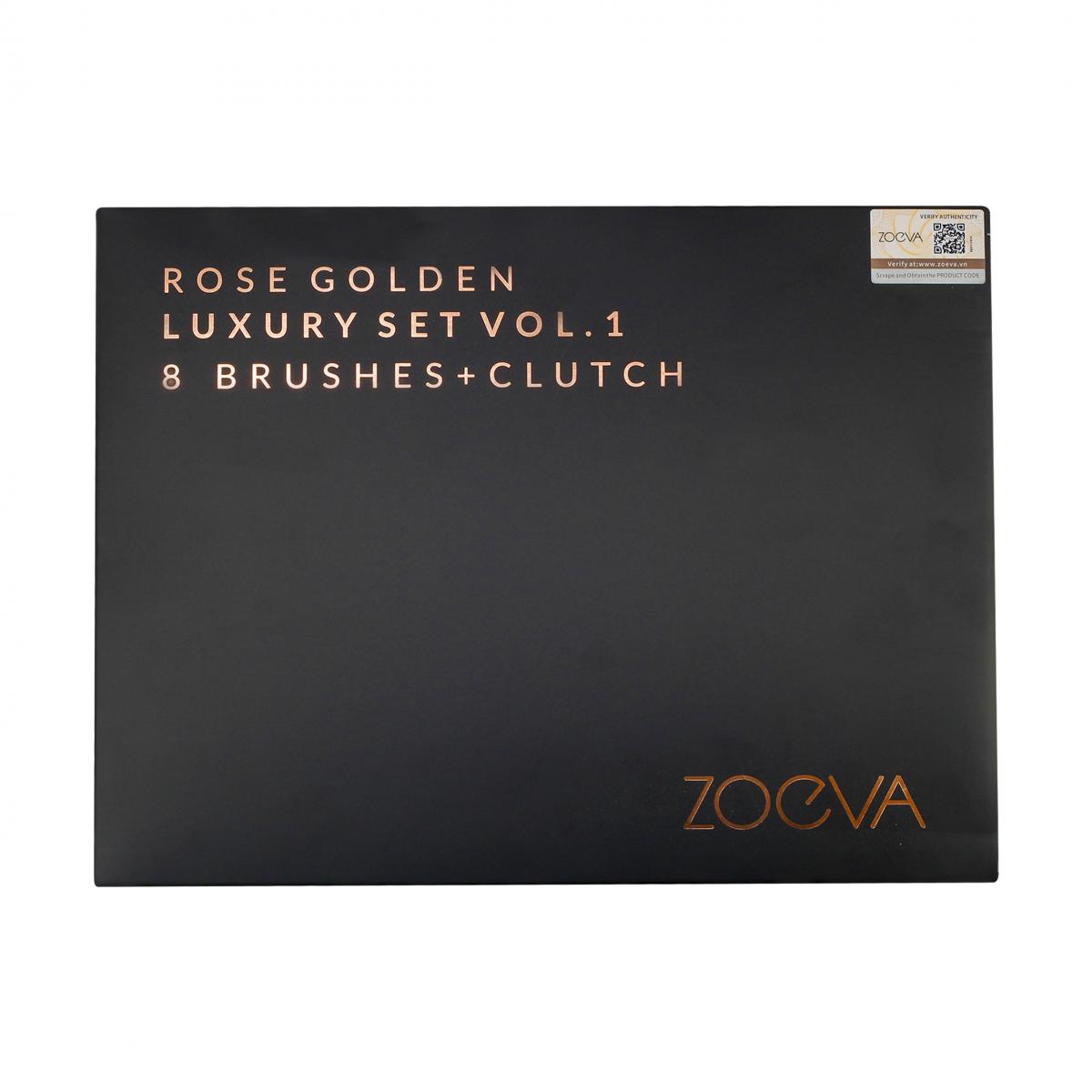 Bộ Cọ Trang Điểm Cá Nhân Cao Cấp 8 Cây ZOEVA Rose Golden Luxury 8 Vol.1 0157